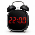 ELNEOR Retro LED Alarm Clock with Twin Bells — Premium Digital Display | USB Rechargeable