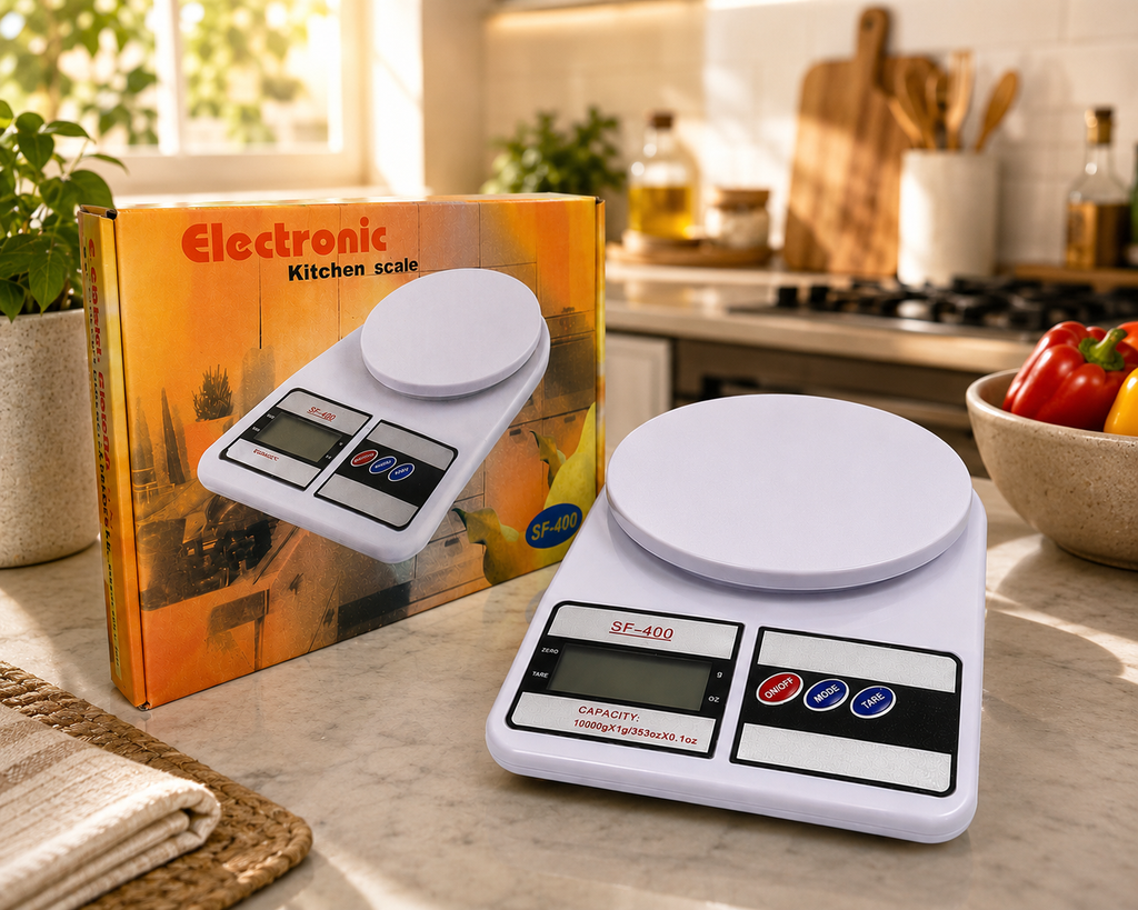 ELNEOR Digital Kitchen Scale SF-400 – 10kg Precision with LCD Display & Tare Function