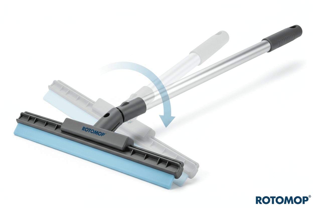 180° Rotatable Floor Wiper | Multifunctional Wet & Dry Squeegee - Elneor Care