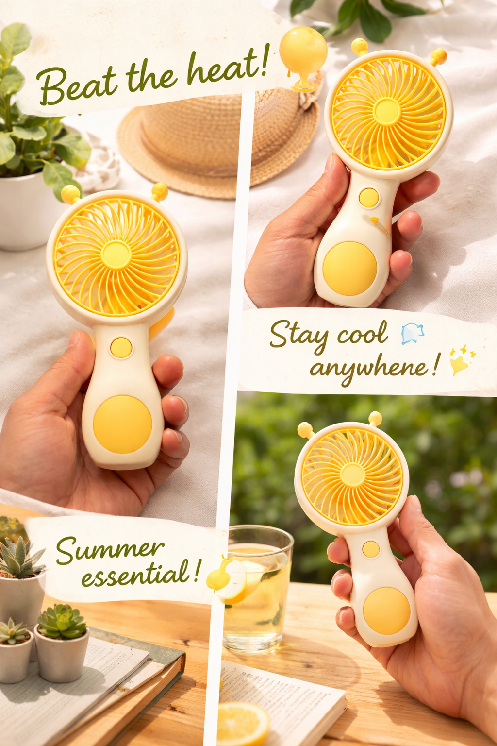 Portable Handheld Mini Fan - Beat the Heat