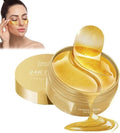 ✨ 60 Pcs Under Eye Mask for Dark Circles | 24k Gold Hydrogel Eye Patches | Collagen & Cooling Gel Pads for Puffiness, Wrinkles & Relaxing Eyes - Elneor Desk