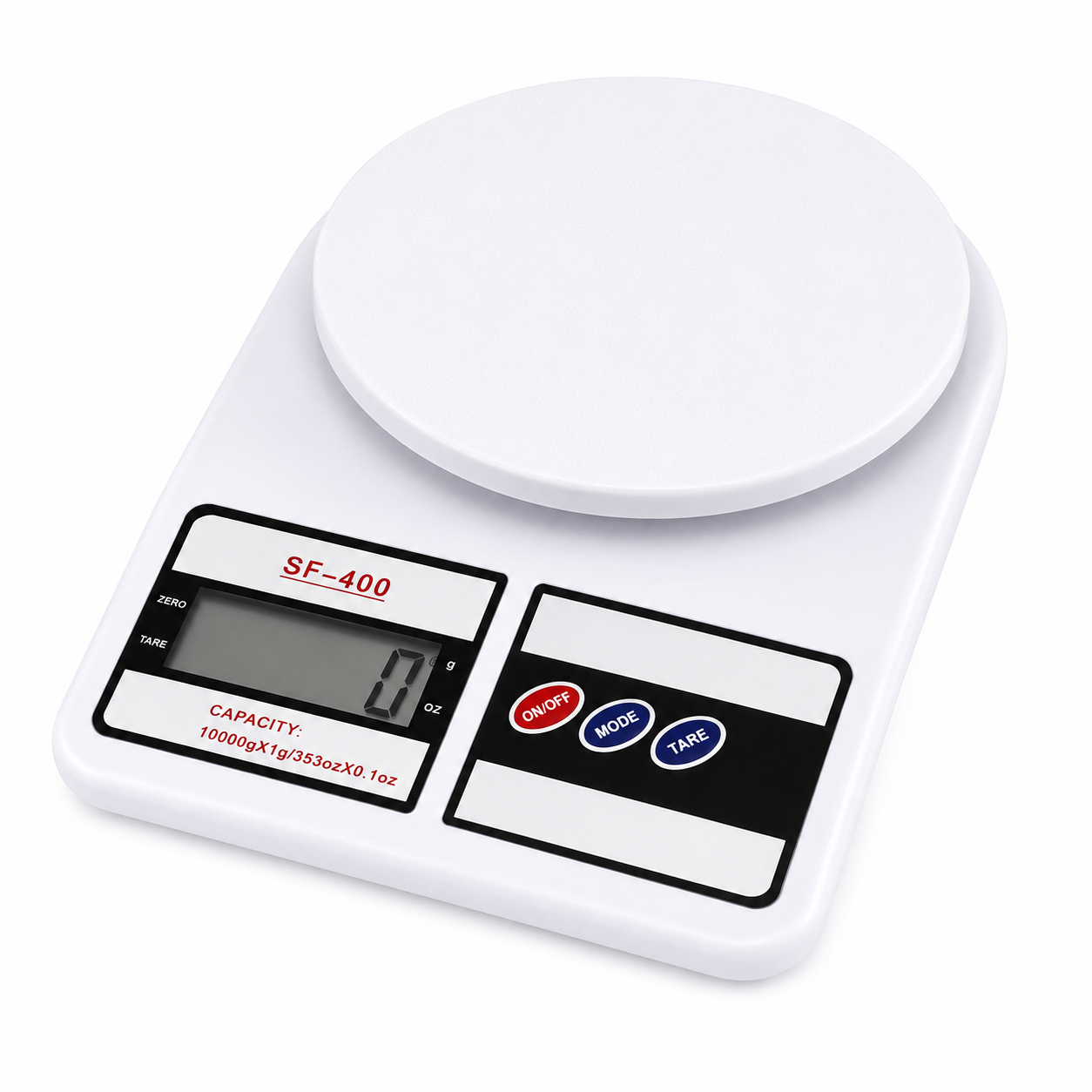 ELNEOR Digital Kitchen Scale SF-400 – 10kg Precision with LCD Display & Tare Function