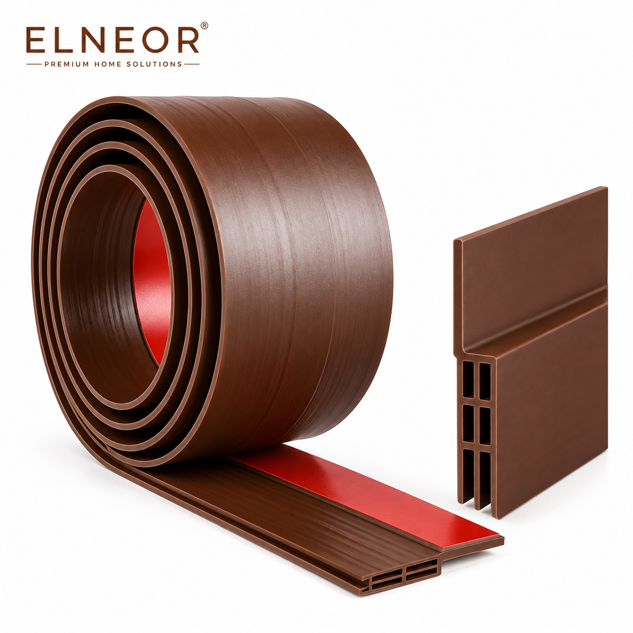 ELNEOR Door Seal Strip – 3-Layer Draft, Noise & Insect Blocker