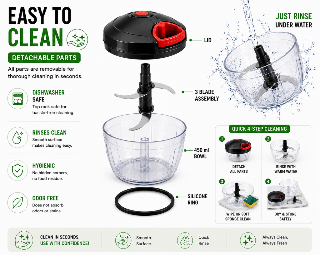 ELNEOR Chopper 6-in-1 multi-purpose use cases