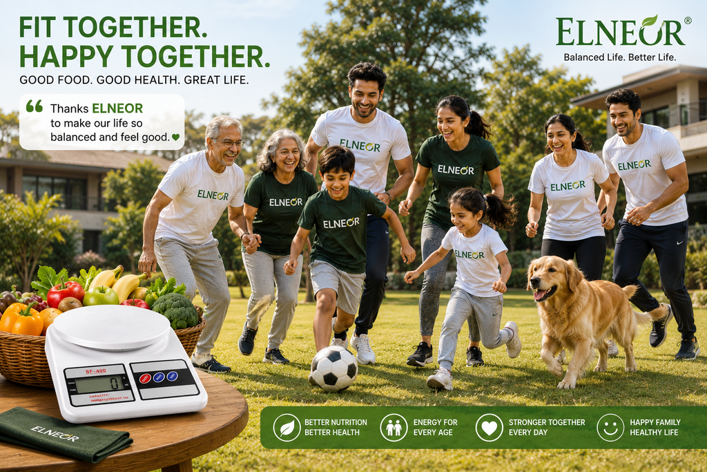 ELNEOR Digital Kitchen Scale SF-400 – 10kg Precision with LCD Display & Tare Function