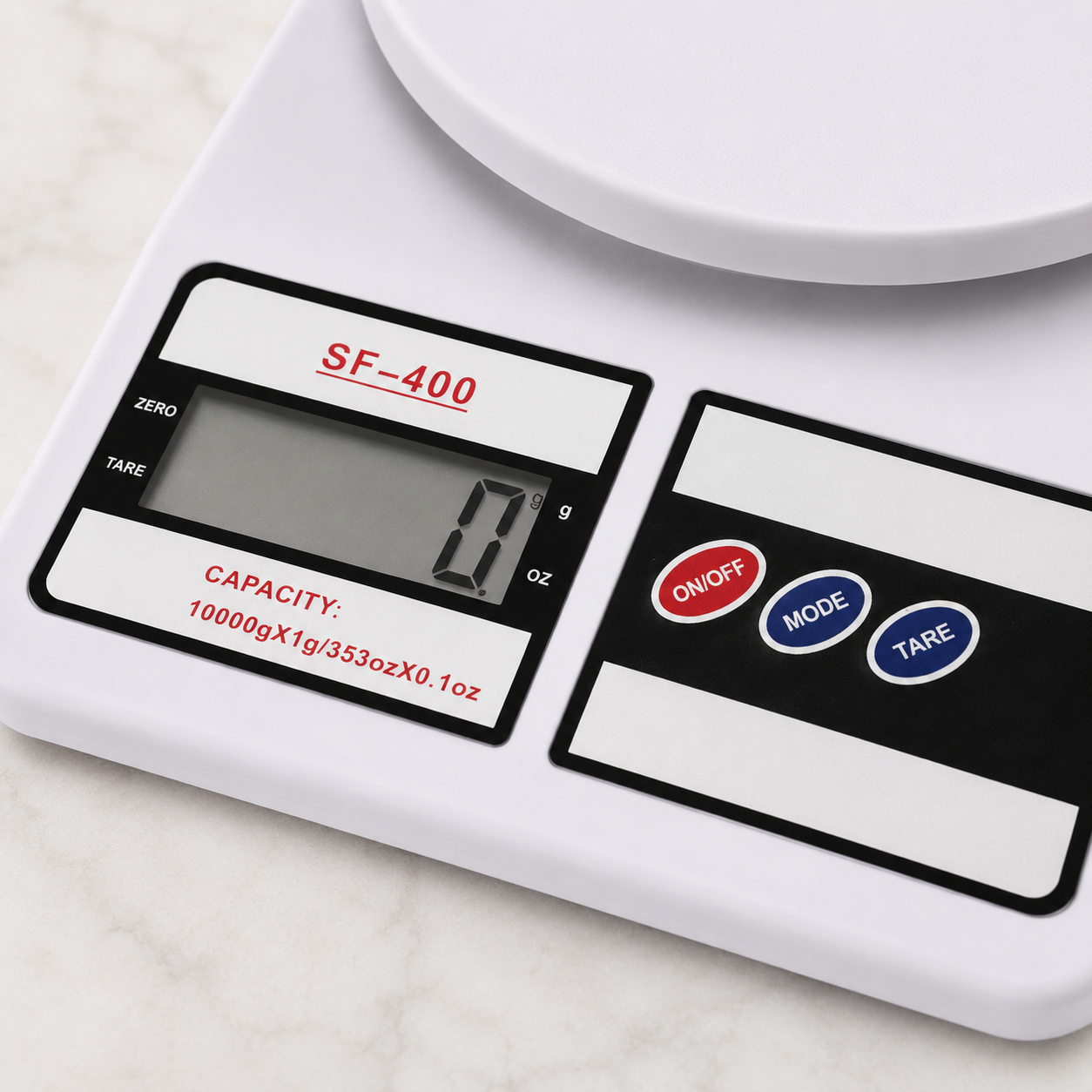 ELNEOR Digital Kitchen Scale SF-400 – 10kg Precision with LCD Display & Tare Function