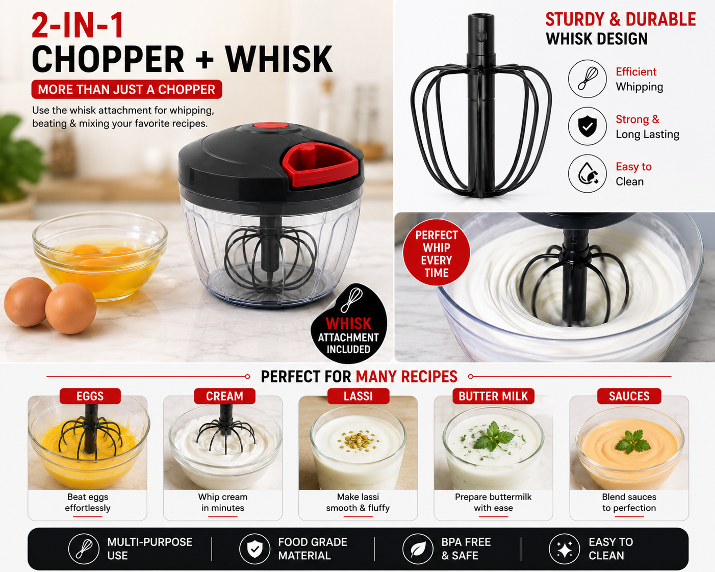ELNEOR Chopper key features
