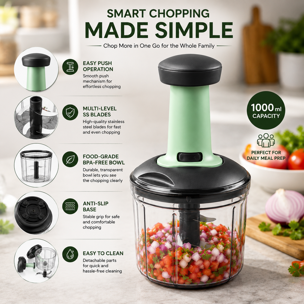 ELNEOR Smart Chop Max – Smart Chopping Made Simple Features