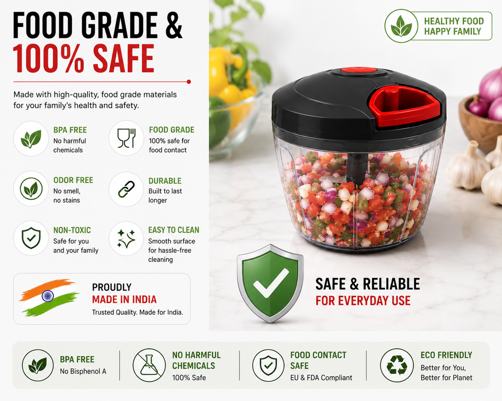 ELNEOR Chopper food grade BPA-free material