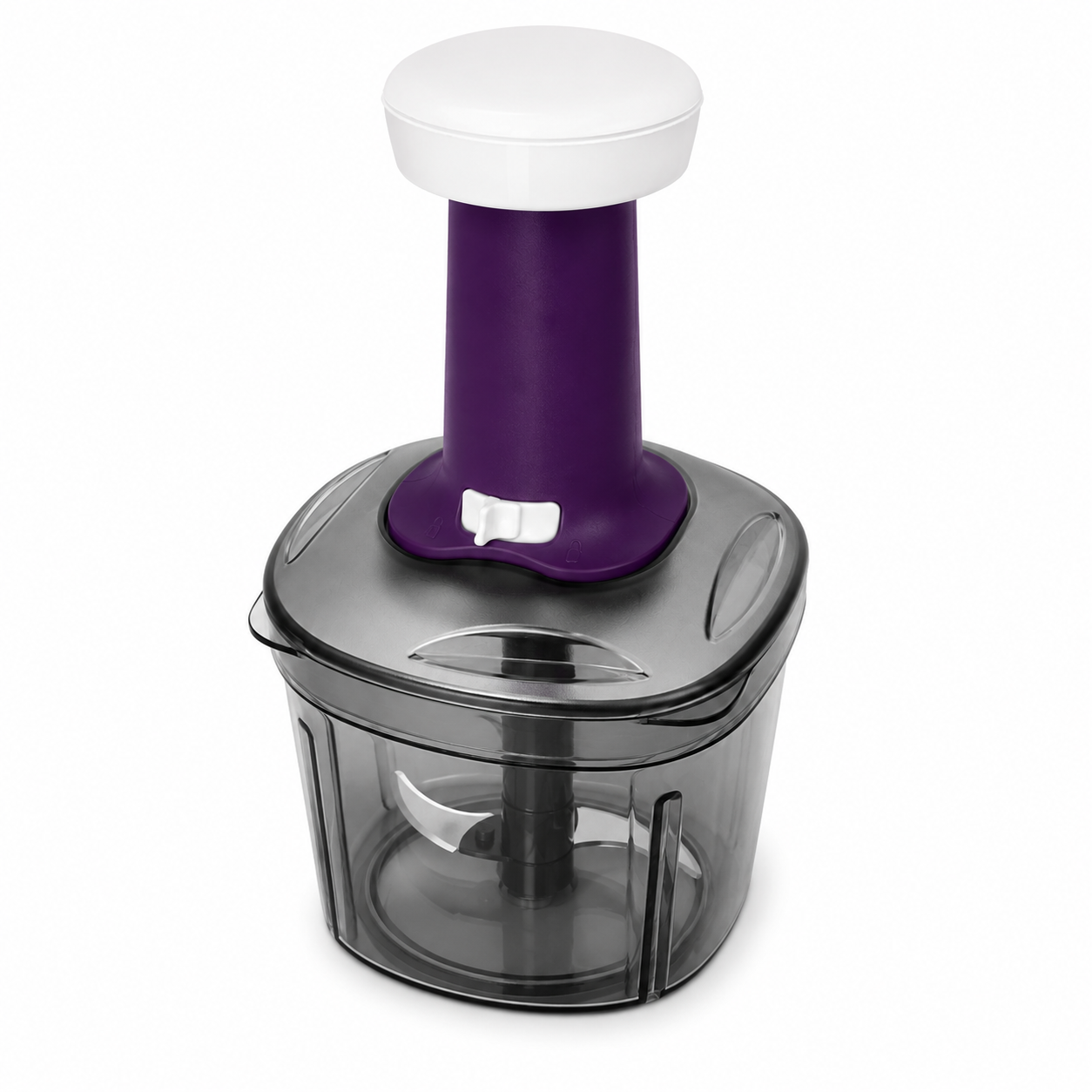 ELNEOR Smart Chop Pro – Manual Food Chopper with Safety Lock | 750ml | Triple SS Blade | Chop, Blend & Whisk