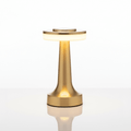Cordless LED Table Lamp - Gold Brass | Rechargeable Portable Light - Elneor Ambient Lighting