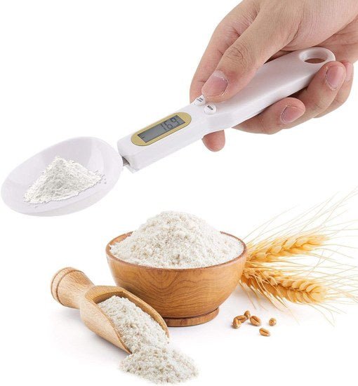 Digital Measuring Spoon Scale | Electronic Kitchen Scale with LCD Display - Elneor Kitchen