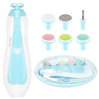 Electric Baby Nail Trimmer Kit with LED Light | Safe Gentle Nail File for Newborns & Toddlers - Elneor Ambient Lighting