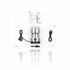 Electric Spice Grinder - Stainless Steel Coffee Bean Nut Grinder | Kitchen Essentials by ELNEOR- ELNEOR