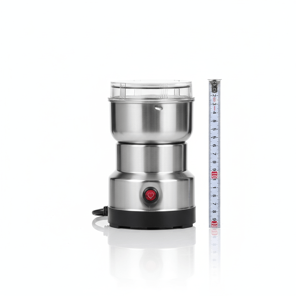 Electric Spice Grinder - Stainless Steel Coffee Bean Nut Grinder | Kitchen Essentials by ELNEOR- ELNEOR