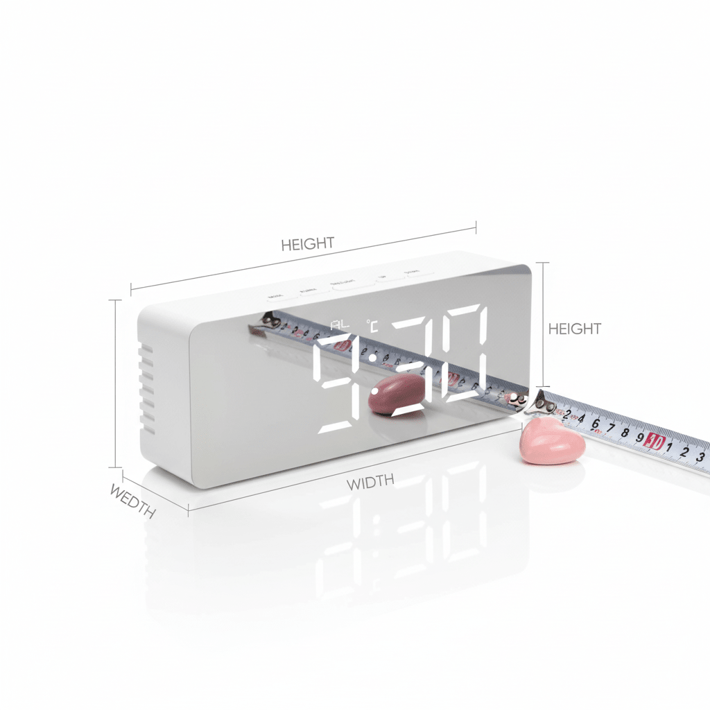 ELNEOR™ Digital Led Mirror Alarm Clock - ELNEOR