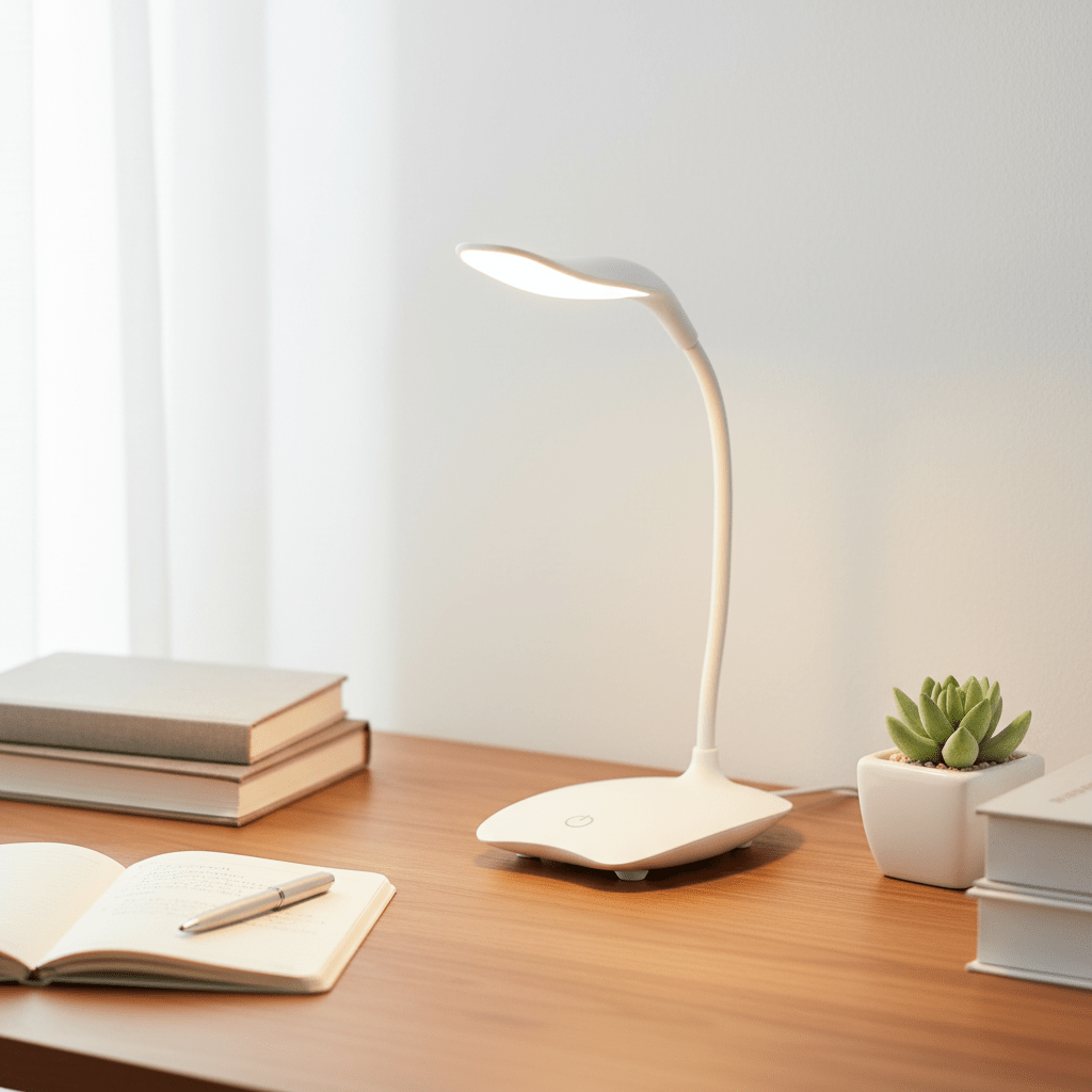 ELNEOR™ Touch LED Desk Lamp - Eye Care Reading Light with Adjustable Gooseneck - ELNEOR