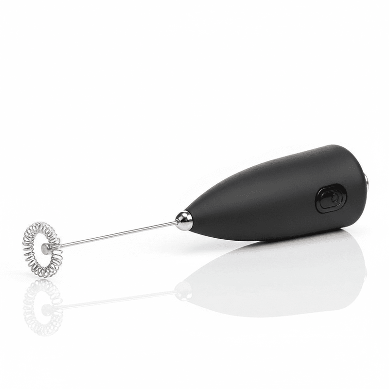 Handheld Milk Frother | Stainless Steel Coffee Foamer with Stand - Elneor Kitchen