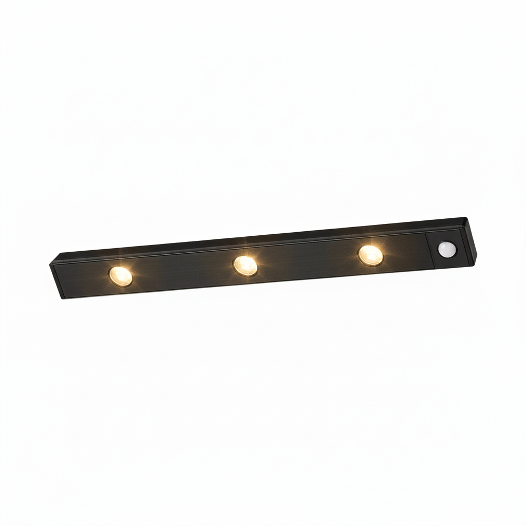 ELNEOR Motion Sensor Cabinet Light USB Rechargeable LED Under Cabinet Lighting
