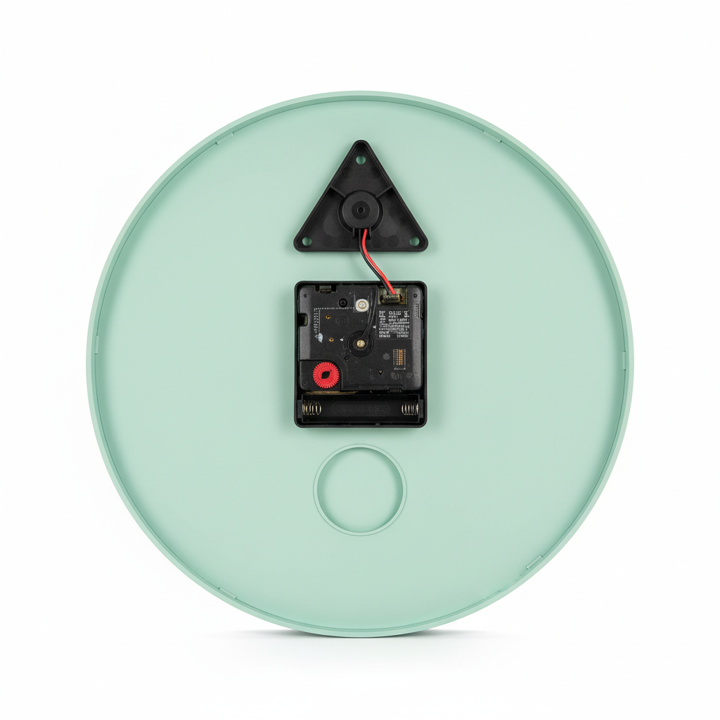 ELNEOR™ Mint Sage Silent Wall Clock | Sweep Movement | 12-Inch Round