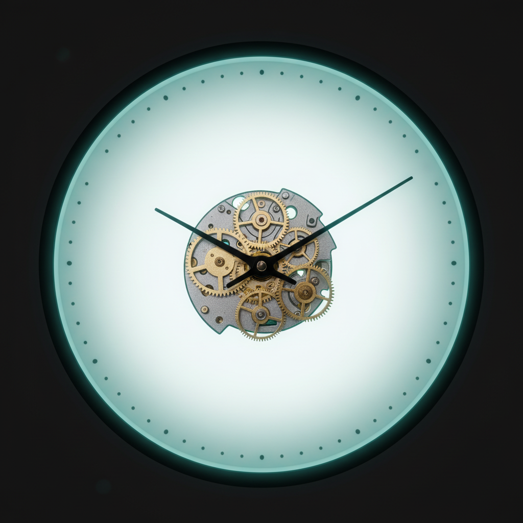 ELNEOR™ Pearl White Silent Wall Clock | Black Frame | Sweep Movement | 12-Inch Round