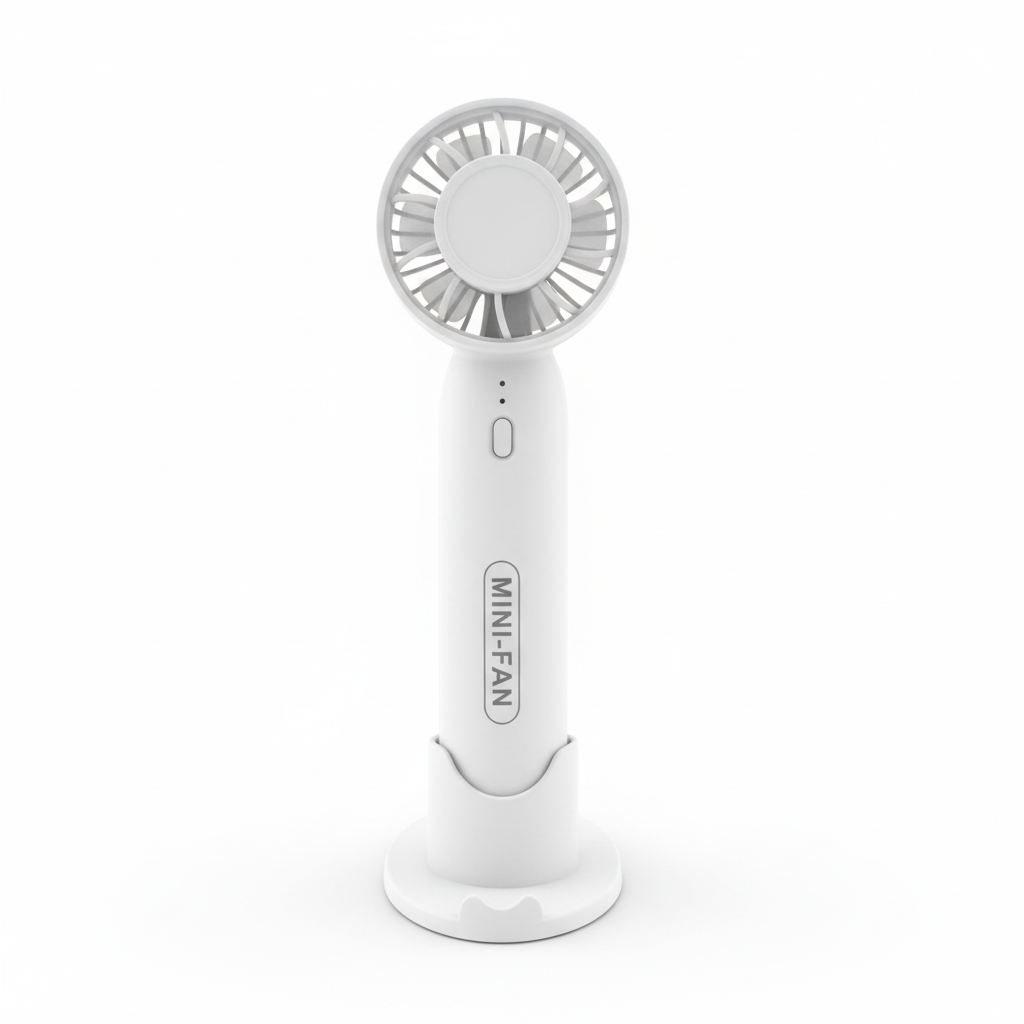 Portable Handheld Mini Fan T-10 - Classic White