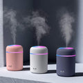 Mini USB Portable Humidifier with Night Light | 300ml Cool Mist for Desk, Car & Bedroom - Elneor Ambient Lighting