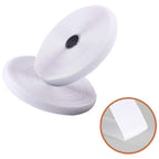 Nylon Self Adhesive Multipurpose Hook & Loop Tape Roll | Heavy Duty Double-Sided Velcro Tape | White 5 Meter - Elneor Decor