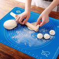 Reusable Silicone Roti Mat with Measurements | Non-Stick Baking Sheet - Elneor Kitchen
