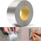 Super Strong Adhesive Waterproof Permanent Repair Aluminum Butyl Tape (5 METER) For Roof Leaks, Surface Cracks, Window Gaps, Boat Sealing & Home Renovation - Elneor Smart Utilities